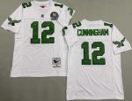 Philadelphia Eagles #12 Randall Cunningham White 1990 Throwback Jersey