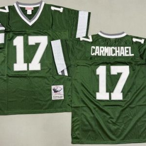 Philadelphia Eagles #17 Harold Carmichael Green Throwback Jersey