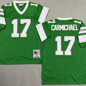 Philadelphia Eagles #17 Harold Carmichael Kelly Green 1980 Throwback Jersey