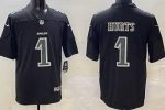 Philadelphia Eagles #1 Jalen Hurts Limited Black Fashion Vapor Jersey