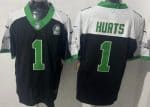 Philadelphia Eagles #1 Jalen Hurts Limited Black Thanksgiving FUSE Vapor Jersey