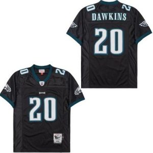 Philadelphia Eagles #20 Brian Dawkins Black Throwback Jersey