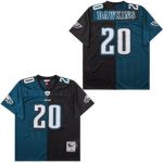 Philadelphia Eagles #20 Brian Dawkins Green Black Split 2004 Throwback Jersey