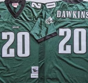 Philadelphia Eagles #20 Brian Dawkins Green Throwback Jersey