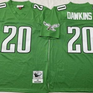 Philadelphia Eagles #20 Brian Dawkins Kelly Green 2004 Throwback Jersey