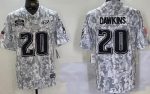 Philadelphia Eagles #20 Brian Dawkins Limited Arctic Camo 2024 Salute to Service Jersey
