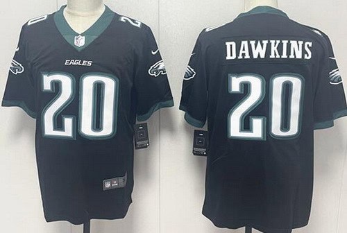 Philadelphia Eagles #20 Brian Dawkins Limited Black Vapor Jersey