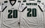 Philadelphia Eagles #20 Brian Dawkins White Throwback Jersey
