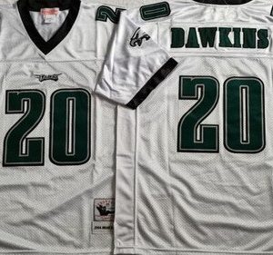 Philadelphia Eagles #20 Brian Dawkins White Throwback Jersey