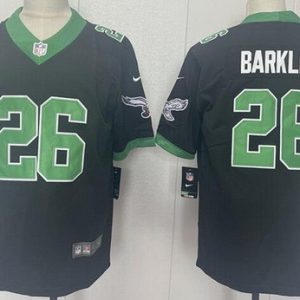 Philadelphia Eagles #26 Saquon Barkley Limited Black Alternate Vapor Jersey