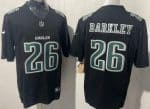 Philadelphia Eagles #26 Saquon Barkley Limited Black Fashion FUSE Vapor Jersey