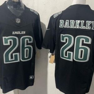 Philadelphia Eagles #26 Saquon Barkley Limited Black Fashion FUSE Vapor Jersey