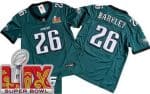 Philadelphia Eagles #26 Saquon Barkley Limited Midnight Green Super Bowl LIX FUSE Vapor Jersey
