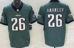 Philadelphia Eagles #26 Saquon Barkley Limited Midnight Green Vapor Jersey