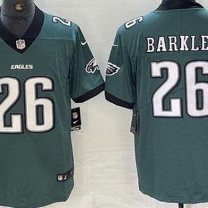 Philadelphia Eagles #26 Saquon Barkley Limited Midnight Green Vapor Jersey