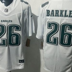 Philadelphia Eagles #26 Saquon Barkley Limited White Fashion FUSE Vapor Jersey