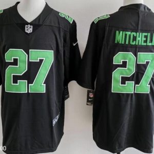 Philadelphia Eagles #27 Quinyon Mitchell Limited Black Alternate Vapor Jersey
