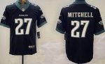 Philadelphia Eagles #27 Quinyon Mitchell Limited Black Vapor Jersey