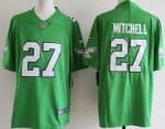 Philadelphia Eagles #27 Quinyon Mitchell Limited Kelly Green Vapor Jersey