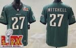 Philadelphia Eagles #27 Quinyon Mitchell Limited Midnight Green Super Bowl LIX Vapor Jersey
