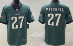 Philadelphia Eagles #27 Quinyon Mitchell Limited Midnight Green Vapor Jersey
