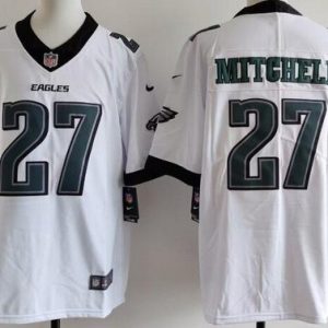 Philadelphia Eagles #27 Quinyon Mitchell Limited White Vapor Jersey