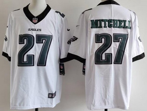 Philadelphia Eagles #27 Quinyon Mitchell Limited White Vapor Jersey