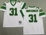 Philadelphia Eagles #31 Wilbert Montgomery White 1980 Throwback Jersey