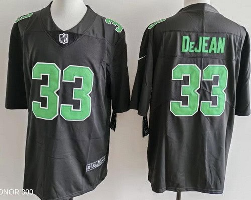 Philadelphia Eagles #33 Cooper DeJean Limited Black Alternate Vapor Jersey