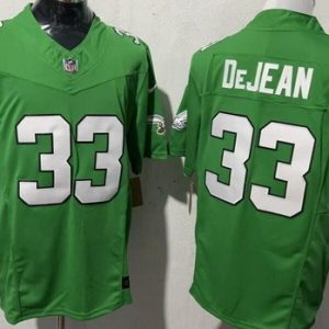 Philadelphia Eagles #33 Cooper DeJean Limited Kelly Green FUSE Vapor Jersey