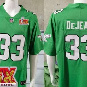 Philadelphia Eagles #33 Cooper DeJean Limited Kelly Green Super Bowl LIX Vapor Jersey