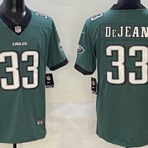 Philadelphia Eagles #33 Cooper DeJean Limited Midnight Green Vapor Jersey