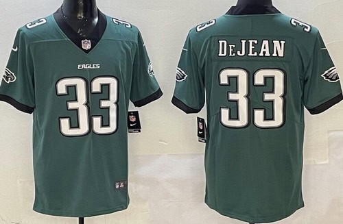 Philadelphia Eagles #33 Cooper DeJean Limited Midnight Green Vapor Jersey