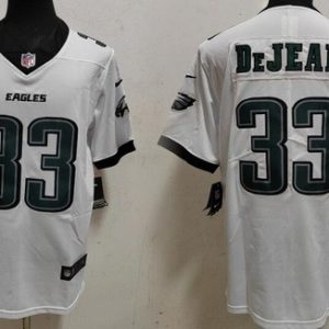 Philadelphia Eagles #33 Cooper DeJean Limited White Vapor Jersey