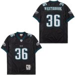 Philadelphia Eagles #36 Brian Westbrook Black 2003 Throwback Jersey