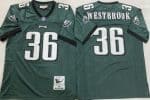 Philadelphia Eagles #36 Brian Westbrook Green 2003 Throwback Jersey