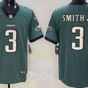 Philadelphia Eagles #3 Nolan Smith Limited Green Vapor Jersey