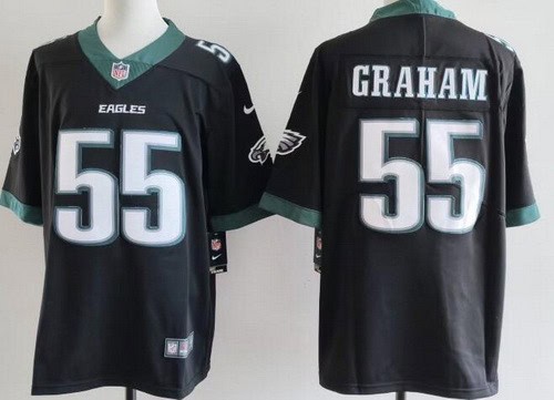 Philadelphia Eagles #55 Brandon Graham Limited Black Vapor Jersey