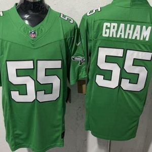 Philadelphia Eagles #55 Brandon Graham Limited Kelly Green FUSE Vapor Jersey