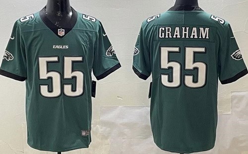 Philadelphia Eagles #55 Brandon Graham Limited Midnight Green Vapor Jersey