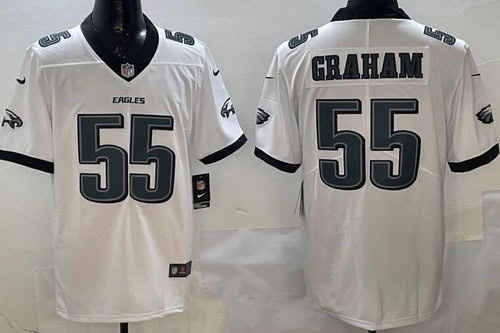 Philadelphia Eagles #55 Brandon Graham Limited White Vapor Jersey