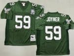 Philadelphia Eagles #59 Seth Joyner Green Throwback Jersey