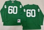 Philadelphia Eagles #60 Chuck Bednarik Kelly Green Long Sleeve 1960 Throwback Jersey