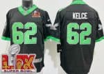 Philadelphia Eagles #62 Jason Kelce Limited Black Alternate Super Bowl LIX Vapor Jersey