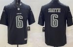 Philadelphia Eagles #6 DeVonta Smith Limited Black Fashion Vapor Jersey
