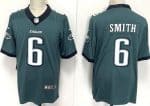 Philadelphia Eagles #6 DeVonta Smith Limited Green Vapor Jersey