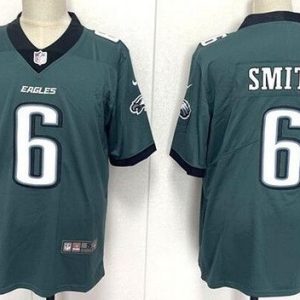 Philadelphia Eagles #6 DeVonta Smith Limited Green Vapor Jersey