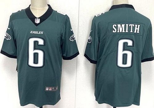 Philadelphia Eagles #6 DeVonta Smith Limited Green Vapor Jersey