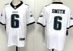 Philadelphia Eagles #6 DeVonta Smith Limited White Vapor Jersey