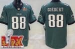 Philadelphia Eagles #88 Dallas Goedert Limited Green Bowl LIX Vapor Jersey